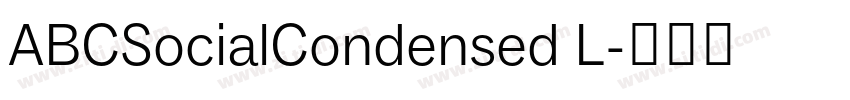 ABCSocialCondensed L字体转换